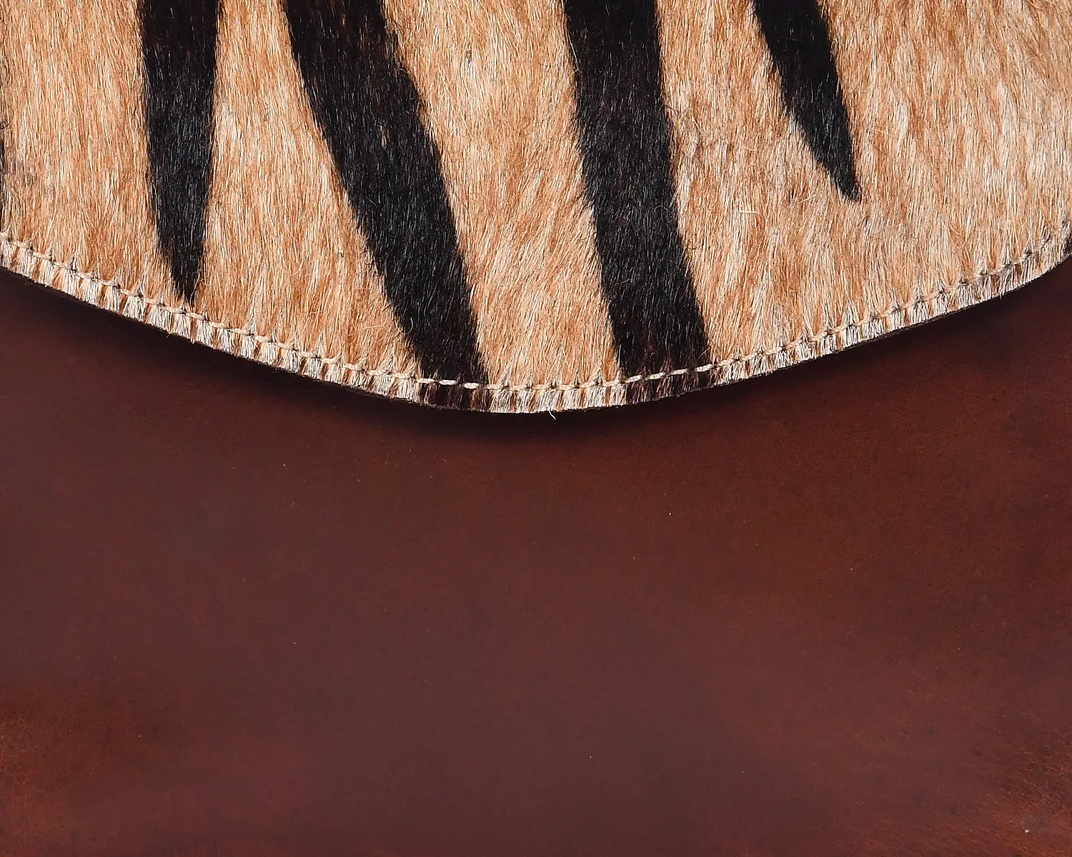 Elevate - Brown Leather Sling Bag with Hair-On Leather, Art: BG-1445
