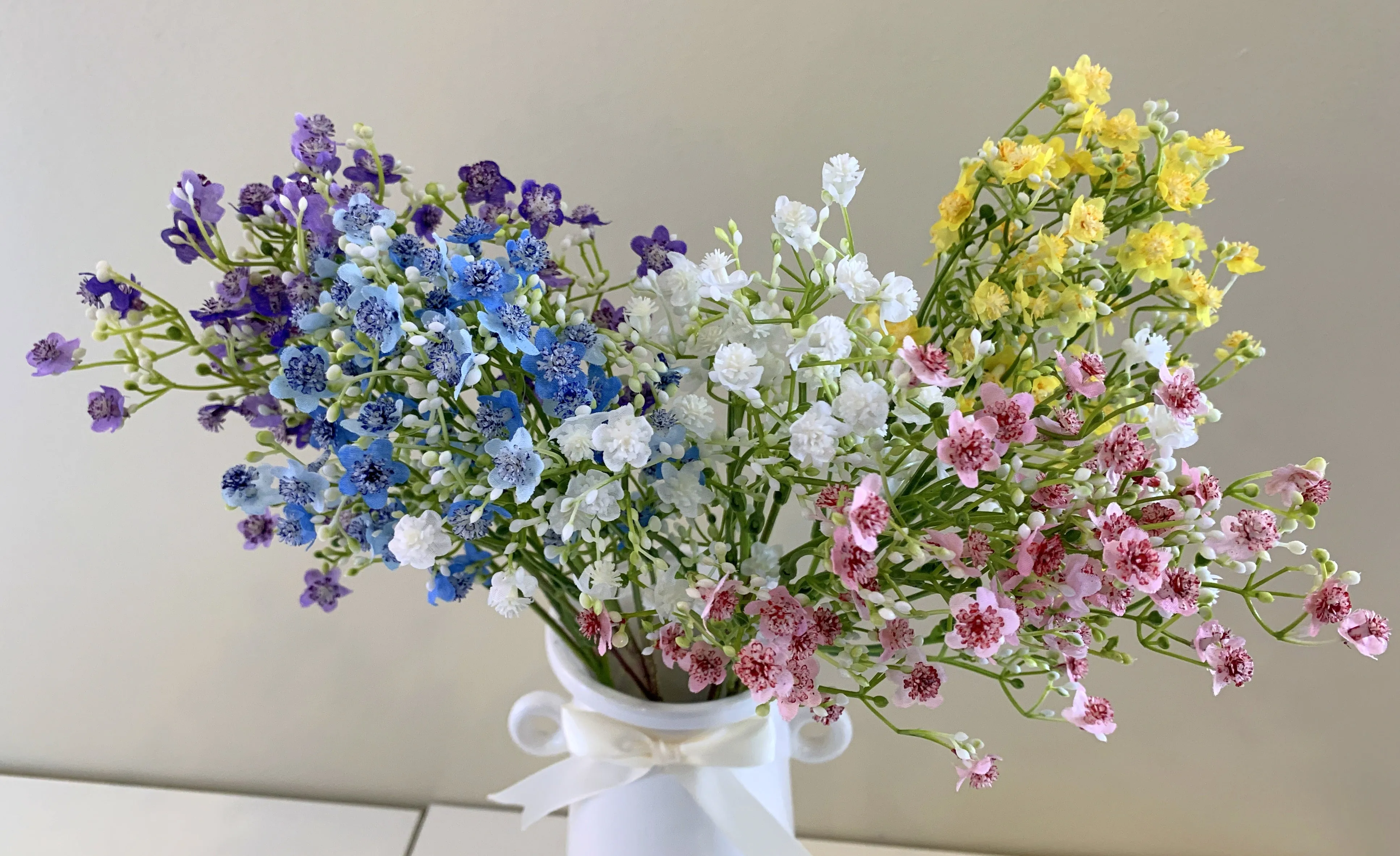 F0274 Gypsophila Flowers 50cm 6 Colours