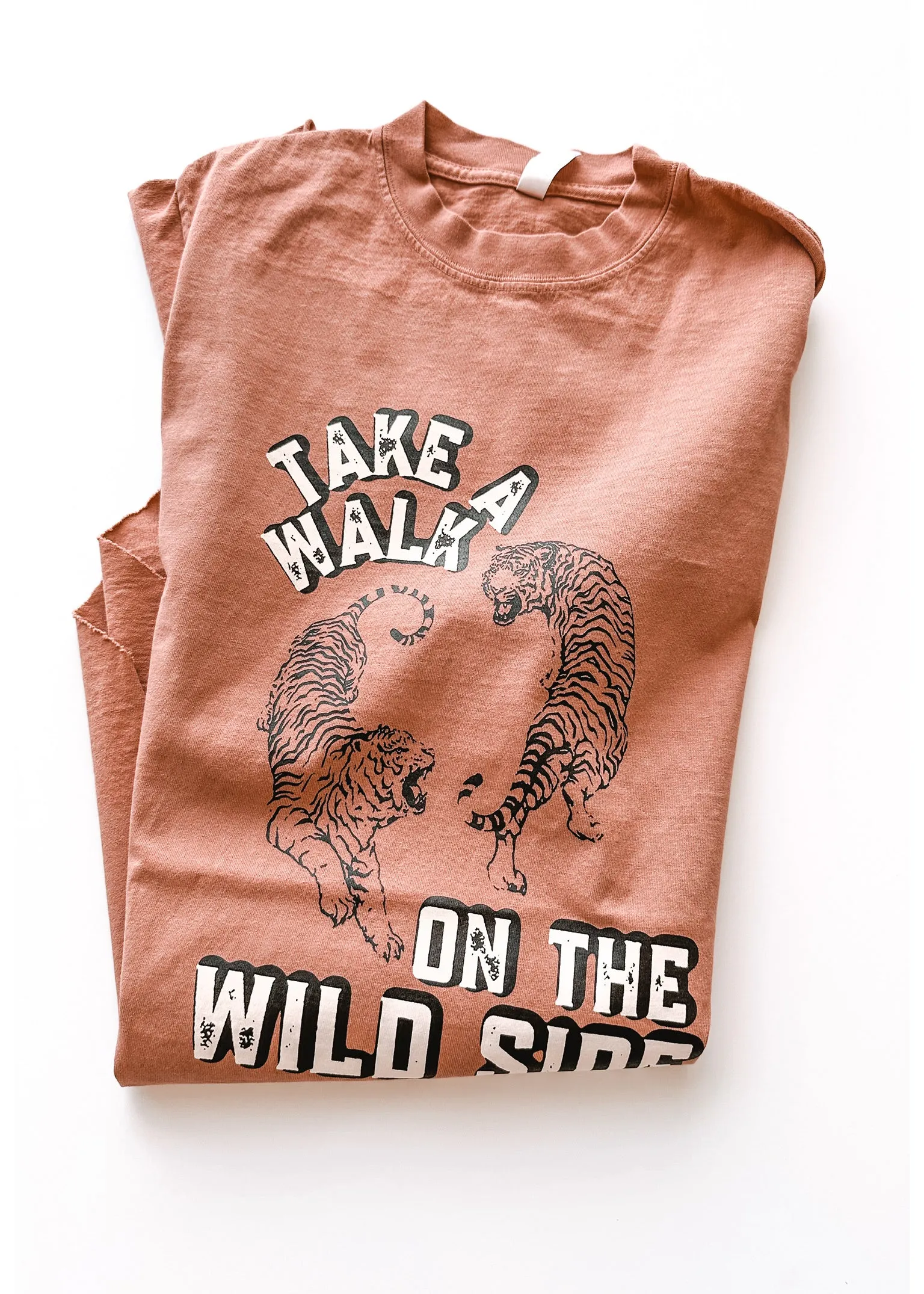 FINAL SALE: TAKE A WALK ON THE WILD SIDE SIDE SLIT TEE