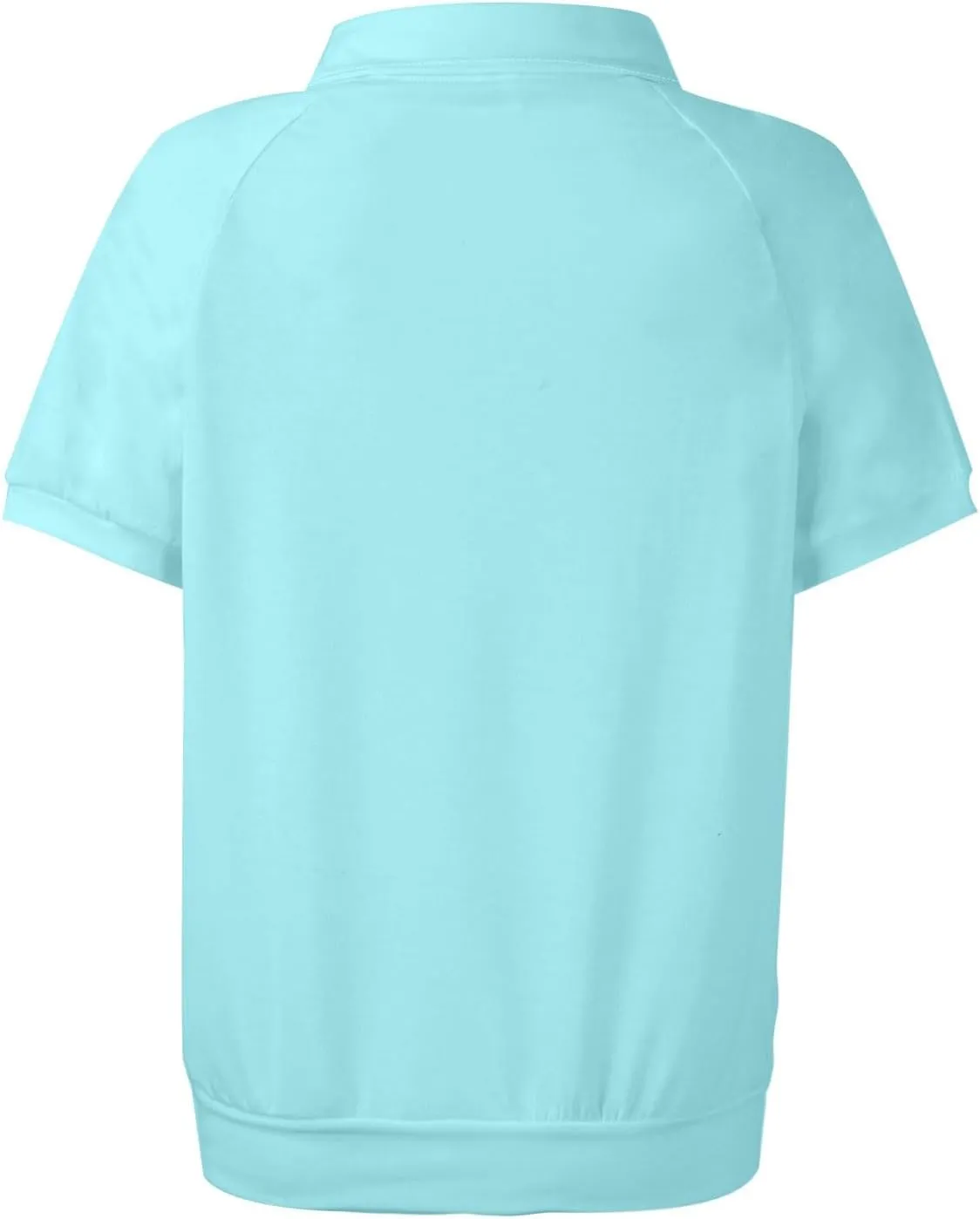 Golf Polo Shirts for Women 2025 Summer Short Sleeve Button Down Blouse Plus Size Dressy Casual Work Tops