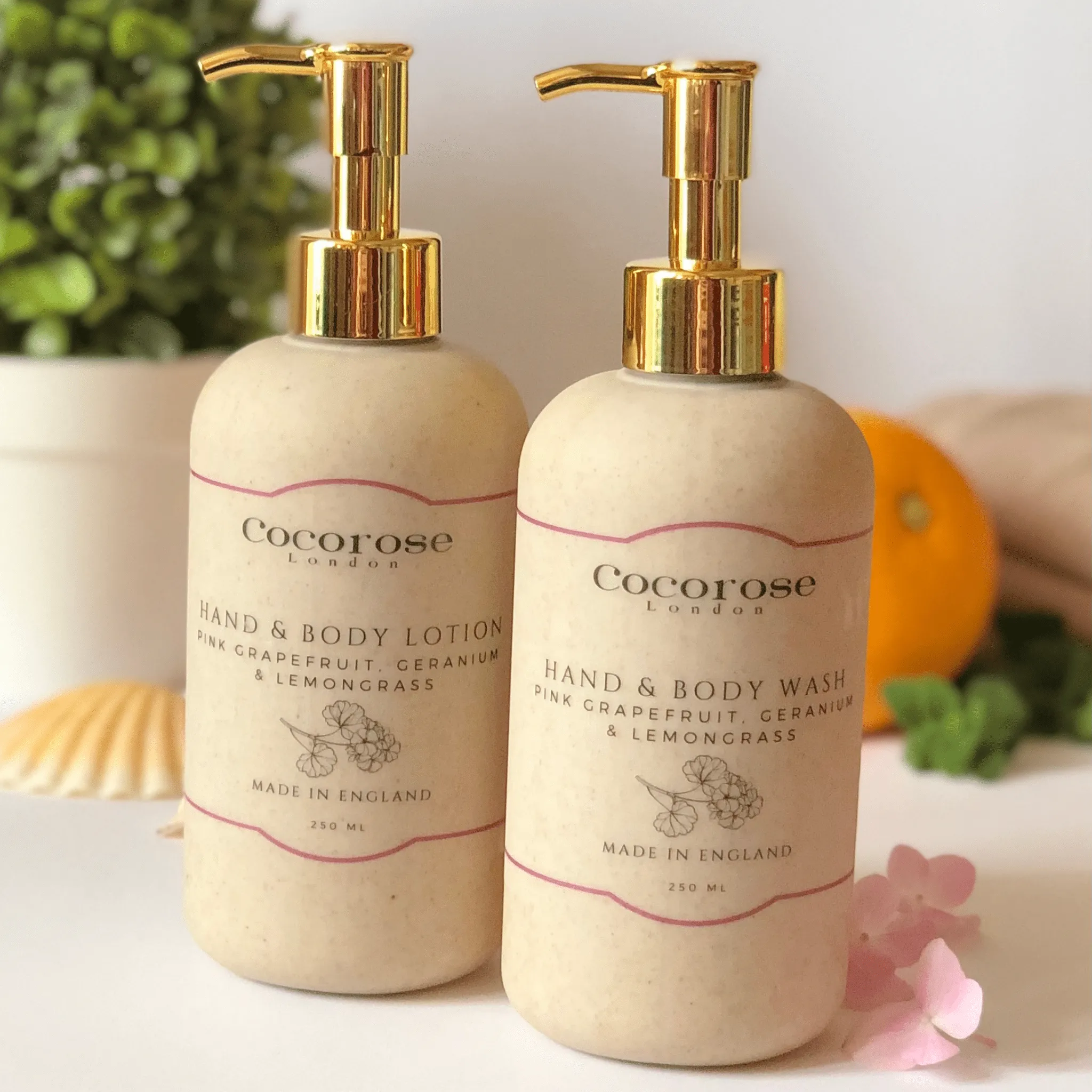 Hand & Body Wash - Pink Grapefruit Geranium & Lemongrass