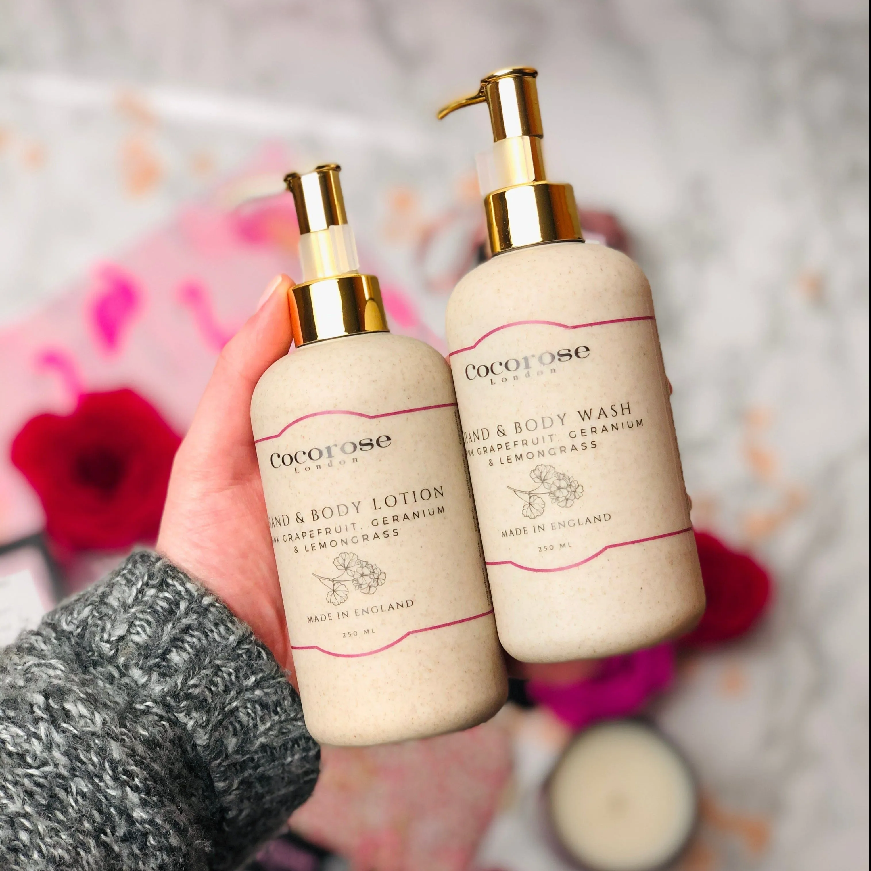 Hand & Body Wash - Pink Grapefruit Geranium & Lemongrass