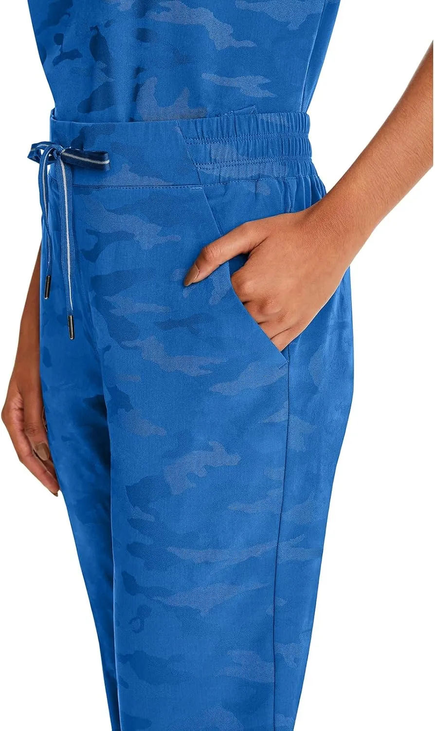 Healing Hands Scrubs for Women Jogger Camo Pant Tate 5 Pockets Moisture Wicking, Easy Care, 360 Stretch, Quick Dry - 9350