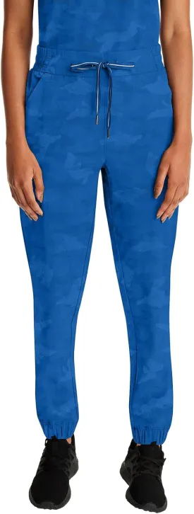 Healing Hands Scrubs for Women Jogger Camo Pant Tate 5 Pockets Moisture Wicking, Easy Care, 360 Stretch, Quick Dry - 9350
