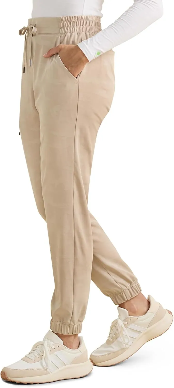 Healing Hands Scrubs for Women Jogger Camo Pant Tate 5 Pockets Moisture Wicking, Easy Care, 360 Stretch, Quick Dry - 9350