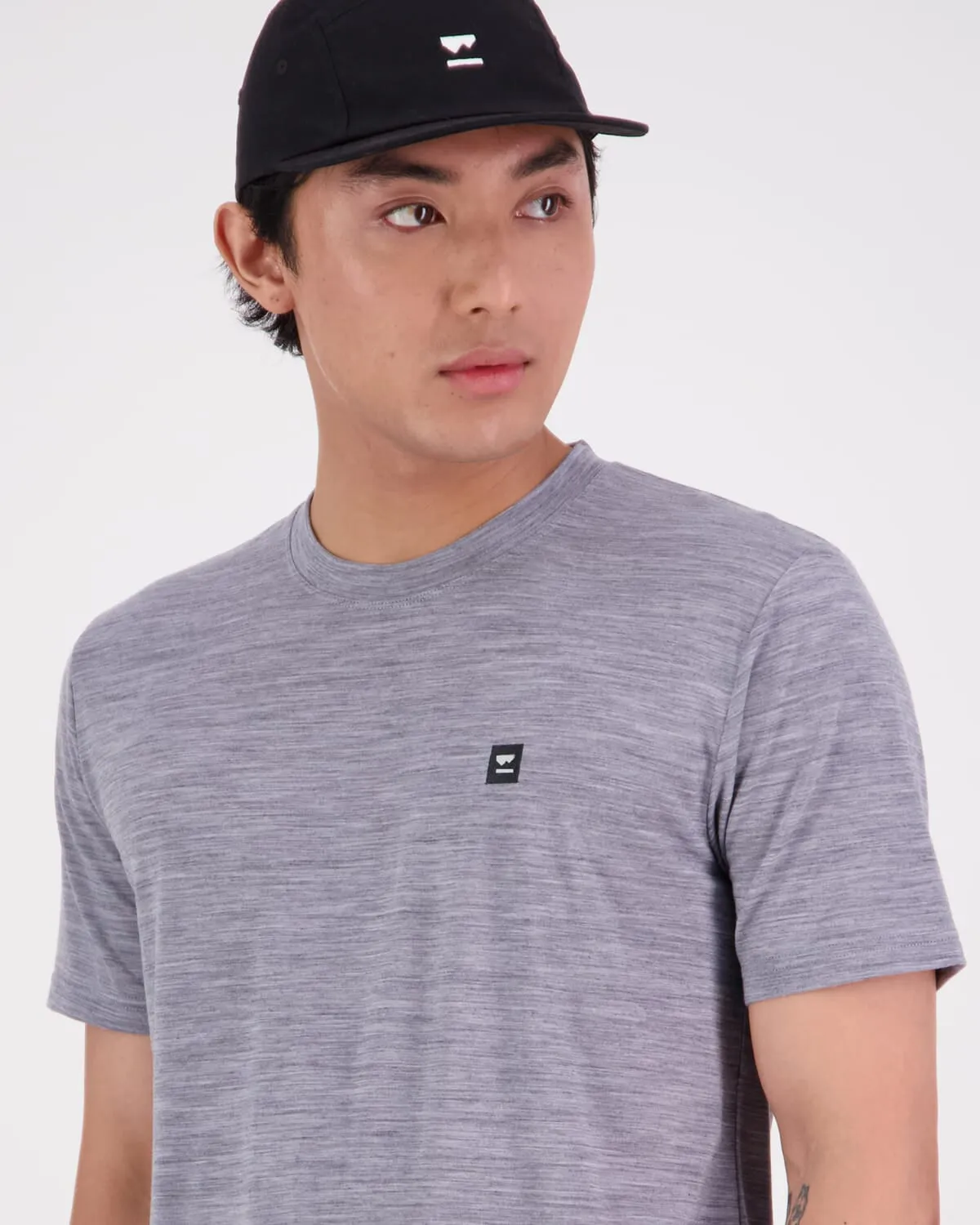 Icon Merino Classic T-Shirt - Grey Heather