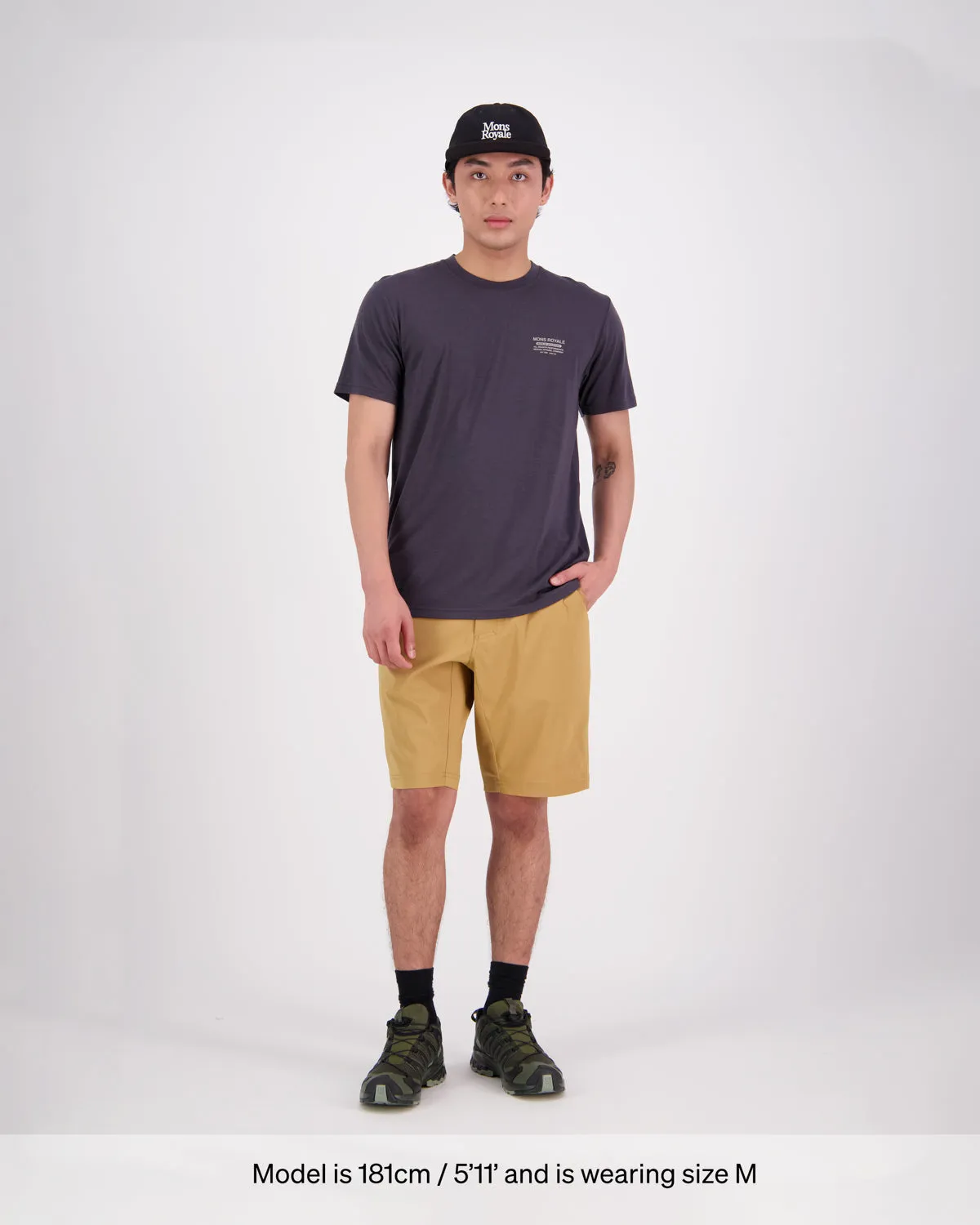 Icon Merino Classic T-Shirt - Shale