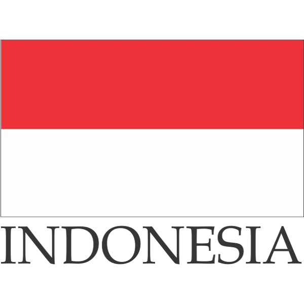 Indonesia Embroidered Flag Badge