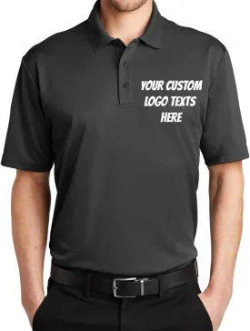INK STITCH Men K542 Custom Design Your Own Logo Text Embroidery Silk Touch Heather Performance Polo Shirts