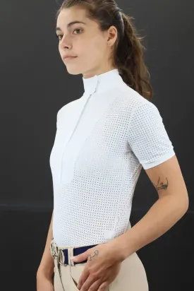 Kismet Women's Eleonoire Short Sleeve Perforated Competition Shirt