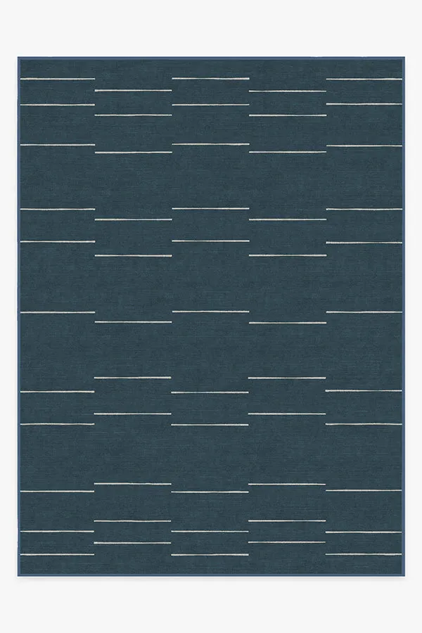 Laurel Azure Blue Tufted Rug