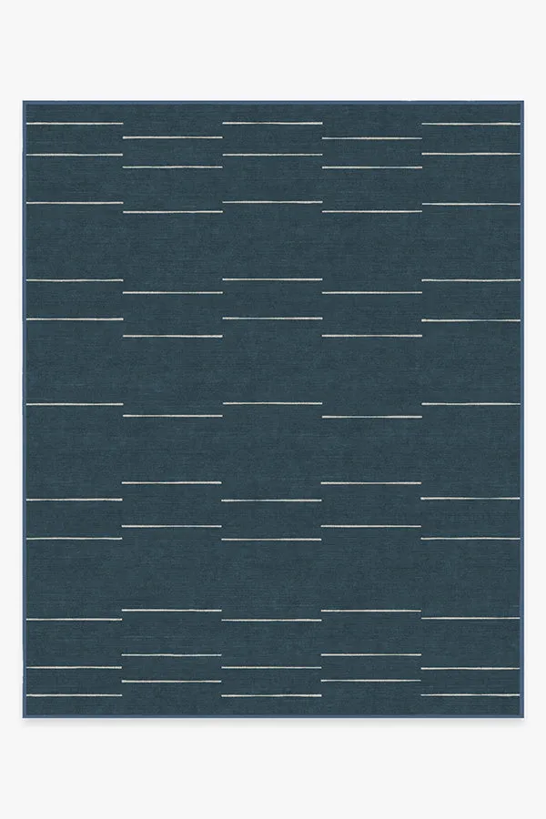 Laurel Azure Blue Tufted Rug
