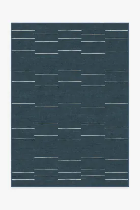 Laurel Azure Blue Tufted Rug