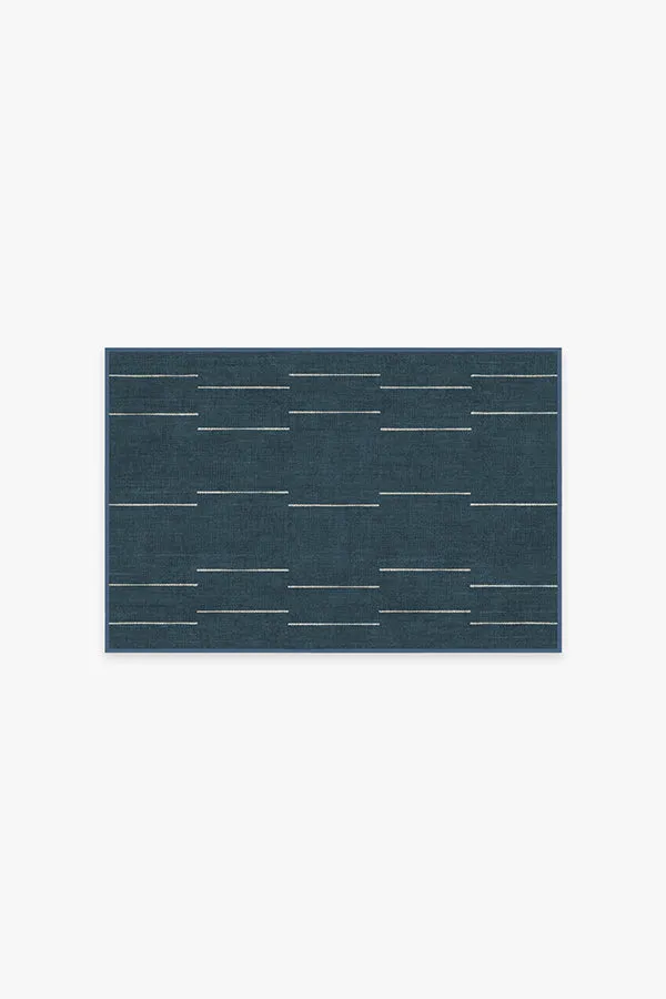 Laurel Azure Blue Tufted Rug
