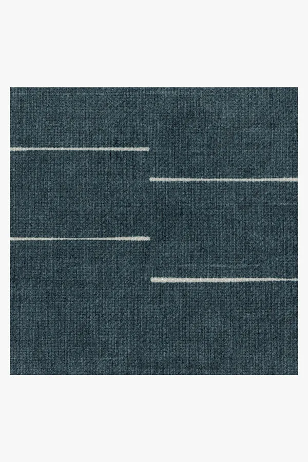 Laurel Azure Blue Tufted Rug