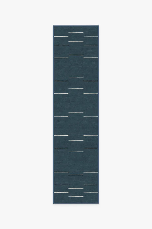 Laurel Azure Blue Tufted Rug