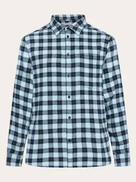 Loose fit checkered shirt - blue check