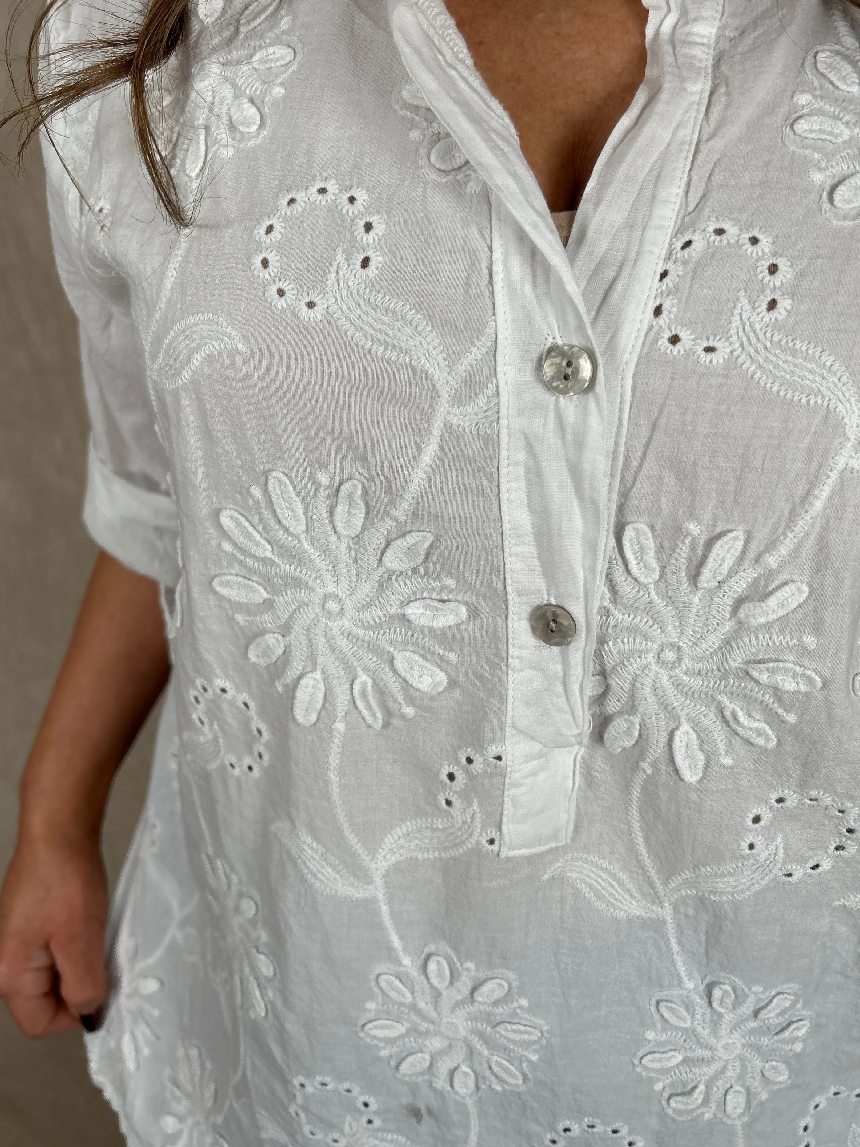 Louise Embroidered Shirt