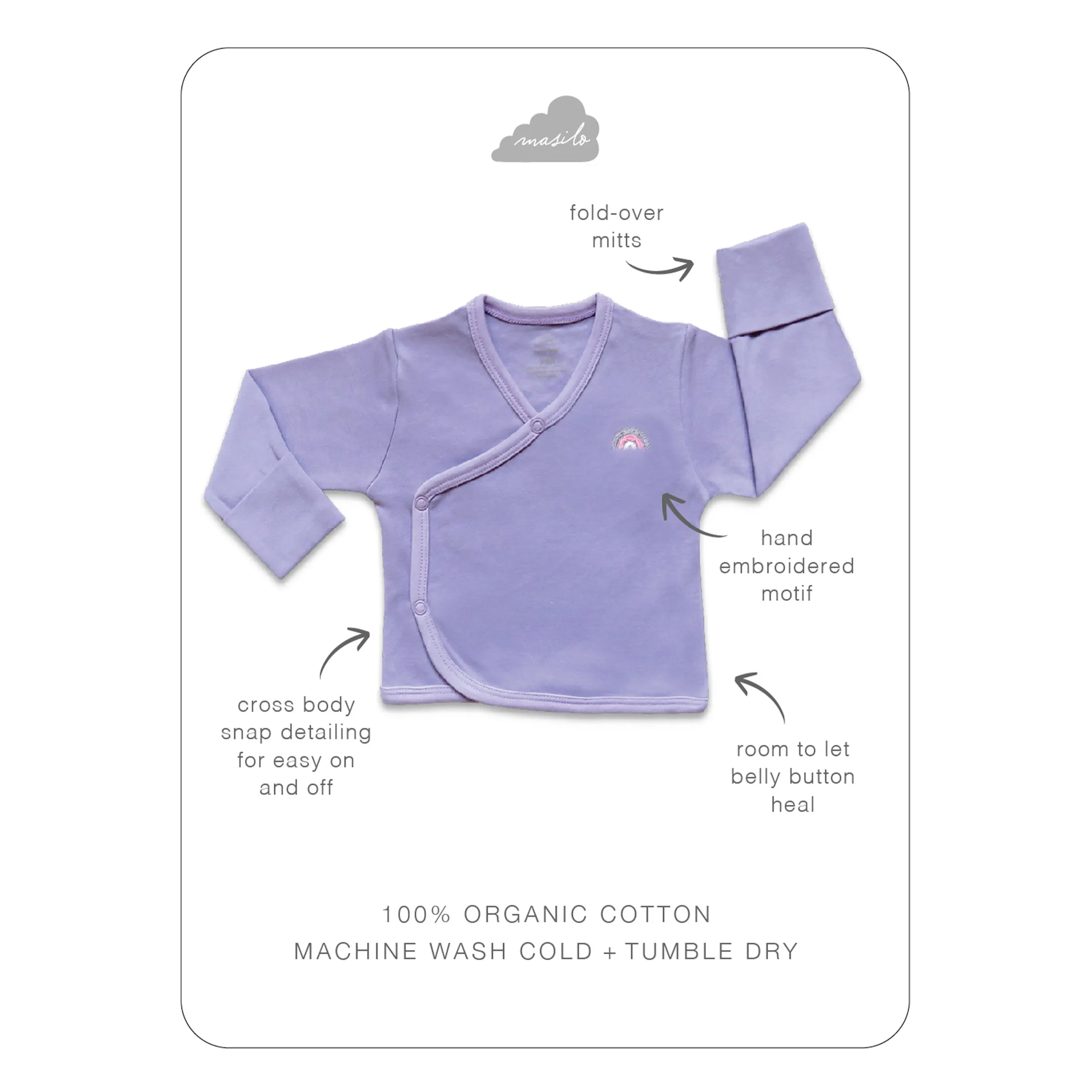 Masilo Baby Top - Lilac