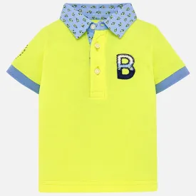 Mayoral Pique Spandex Polo