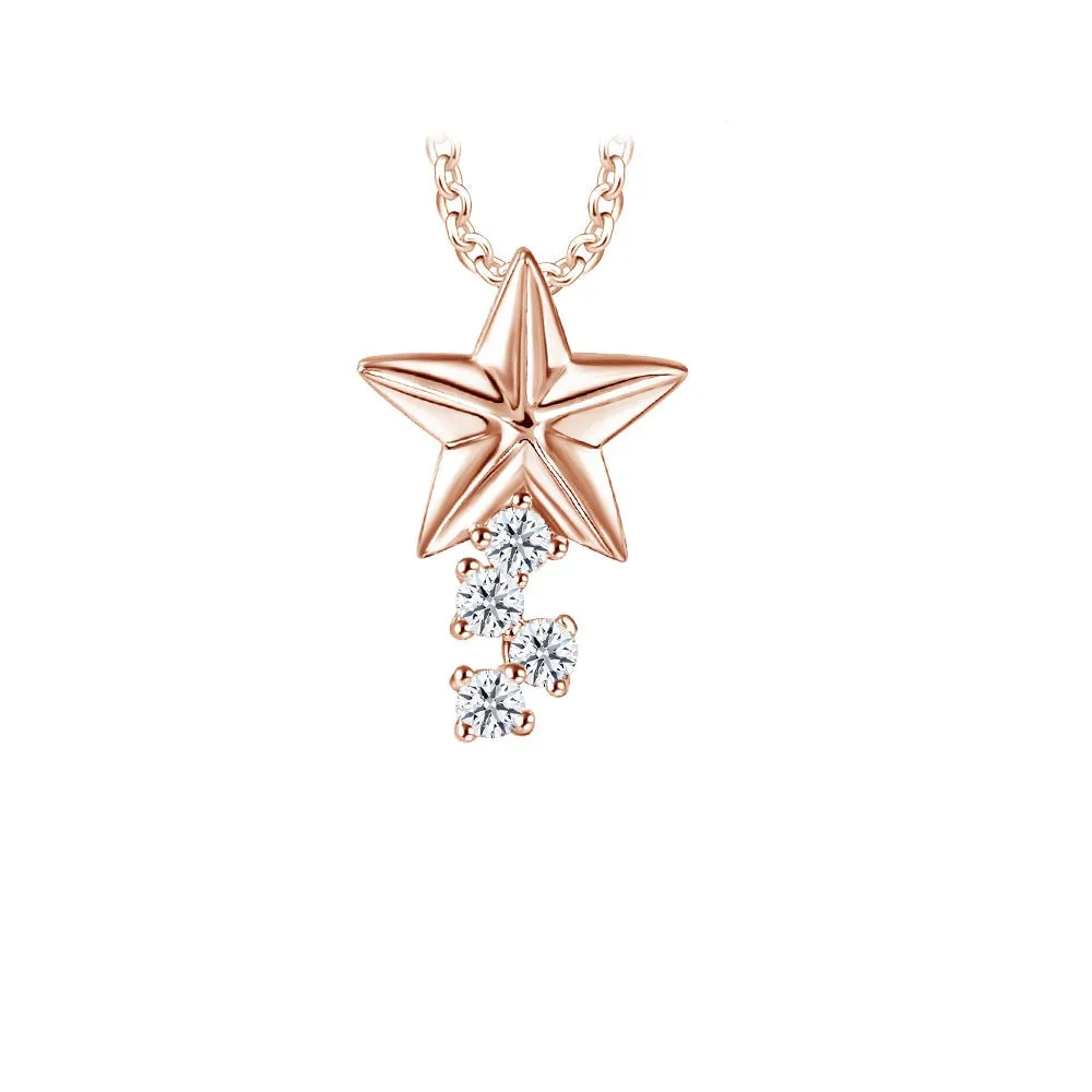 Moissanite Star Bright Pendant