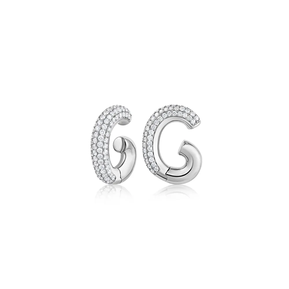 Pave Diamond Ear Cuffs