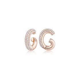Pave Diamond Ear Cuffs