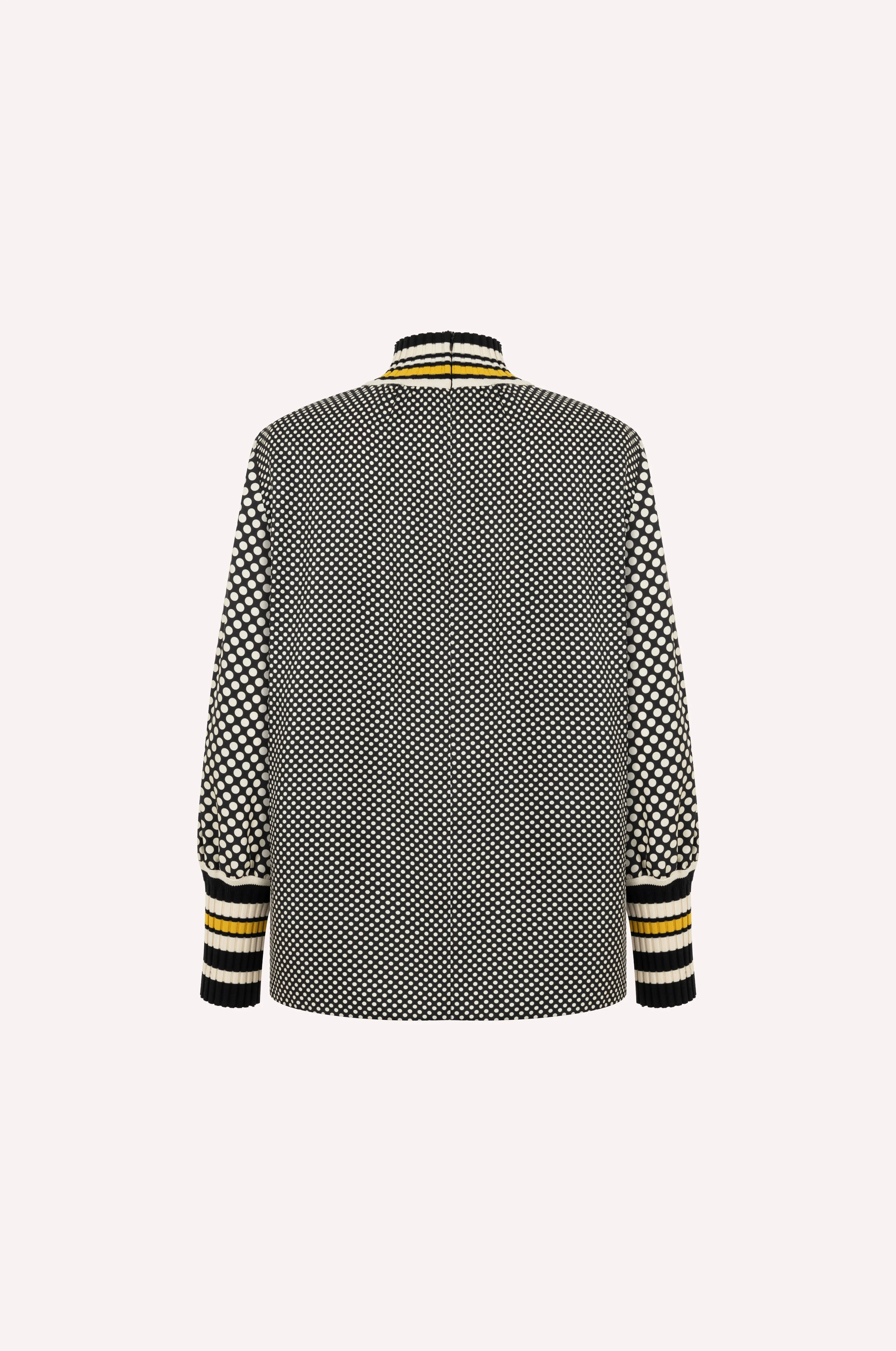 Polka Dot Print Blouse