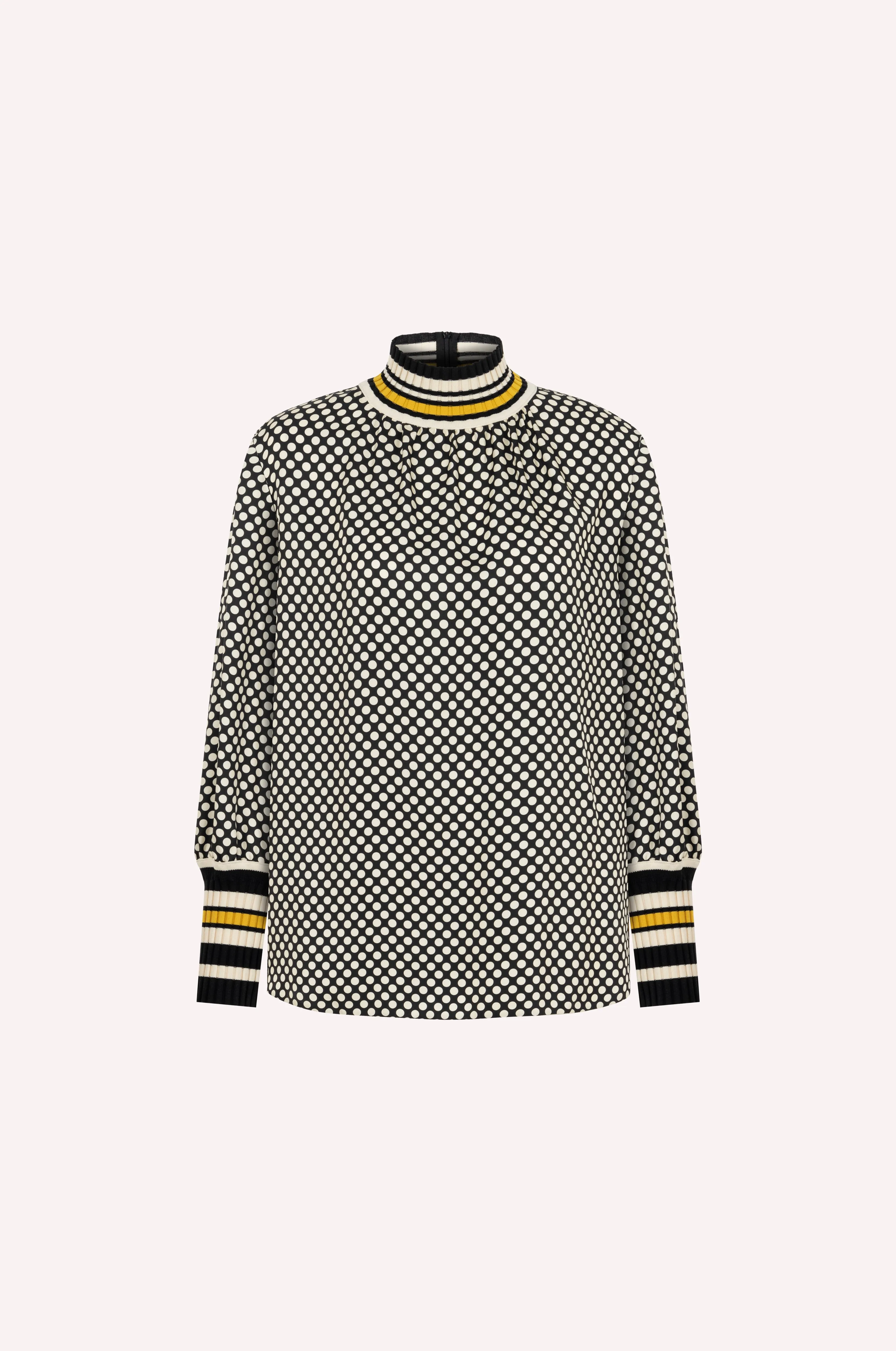 Polka Dot Print Blouse