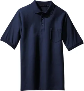 Port Authority Tall Silk Touch Polo with Pocket