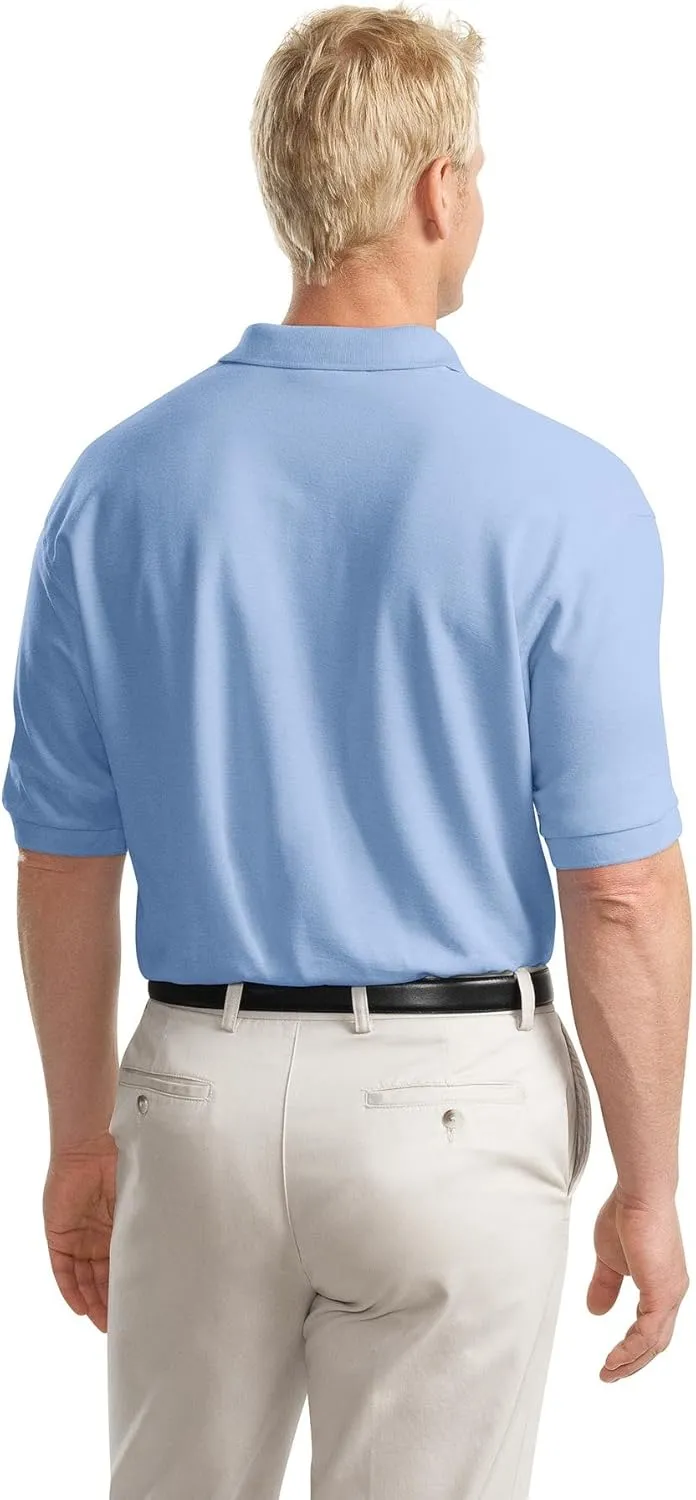 Port Authority Tall Silk Touch Polo with Pocket