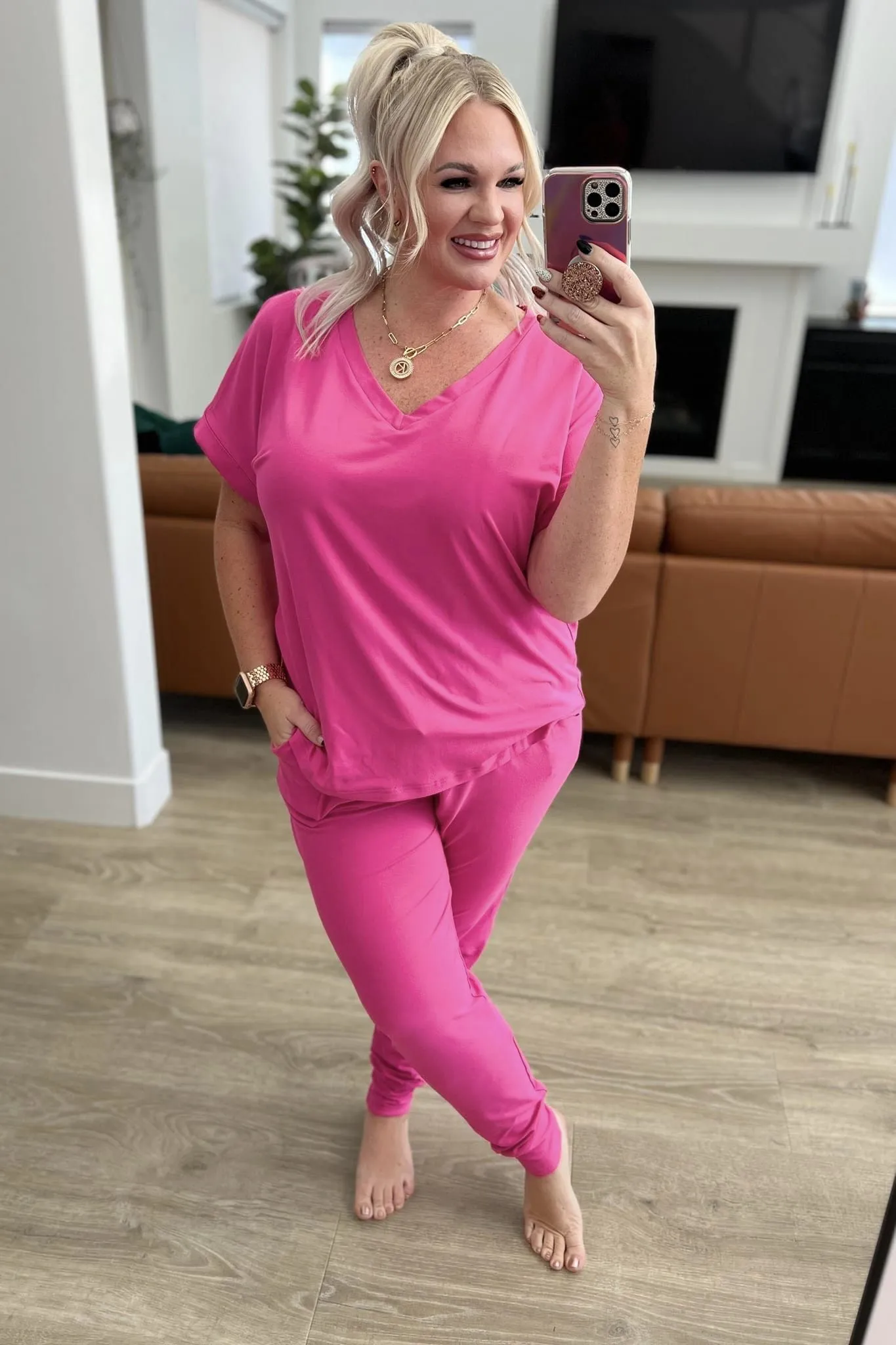 PREORDER: Krisie V-Neck Lounge Set in Six Colors