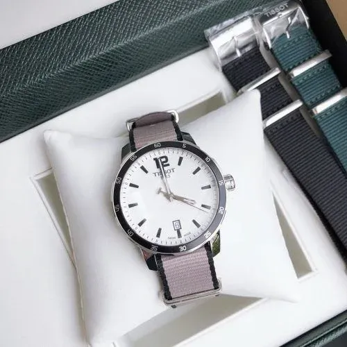 Quickster Silver Dial Men's Watch T095.410.17.037.00