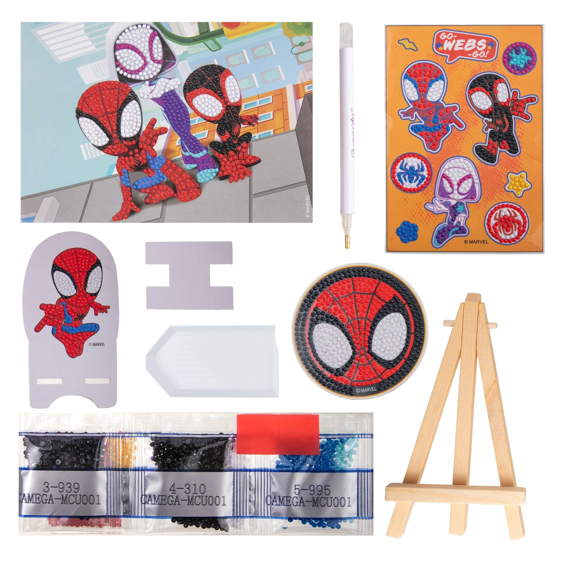 "Spiderman" Crystal Art Mega Activity Set MARVEL