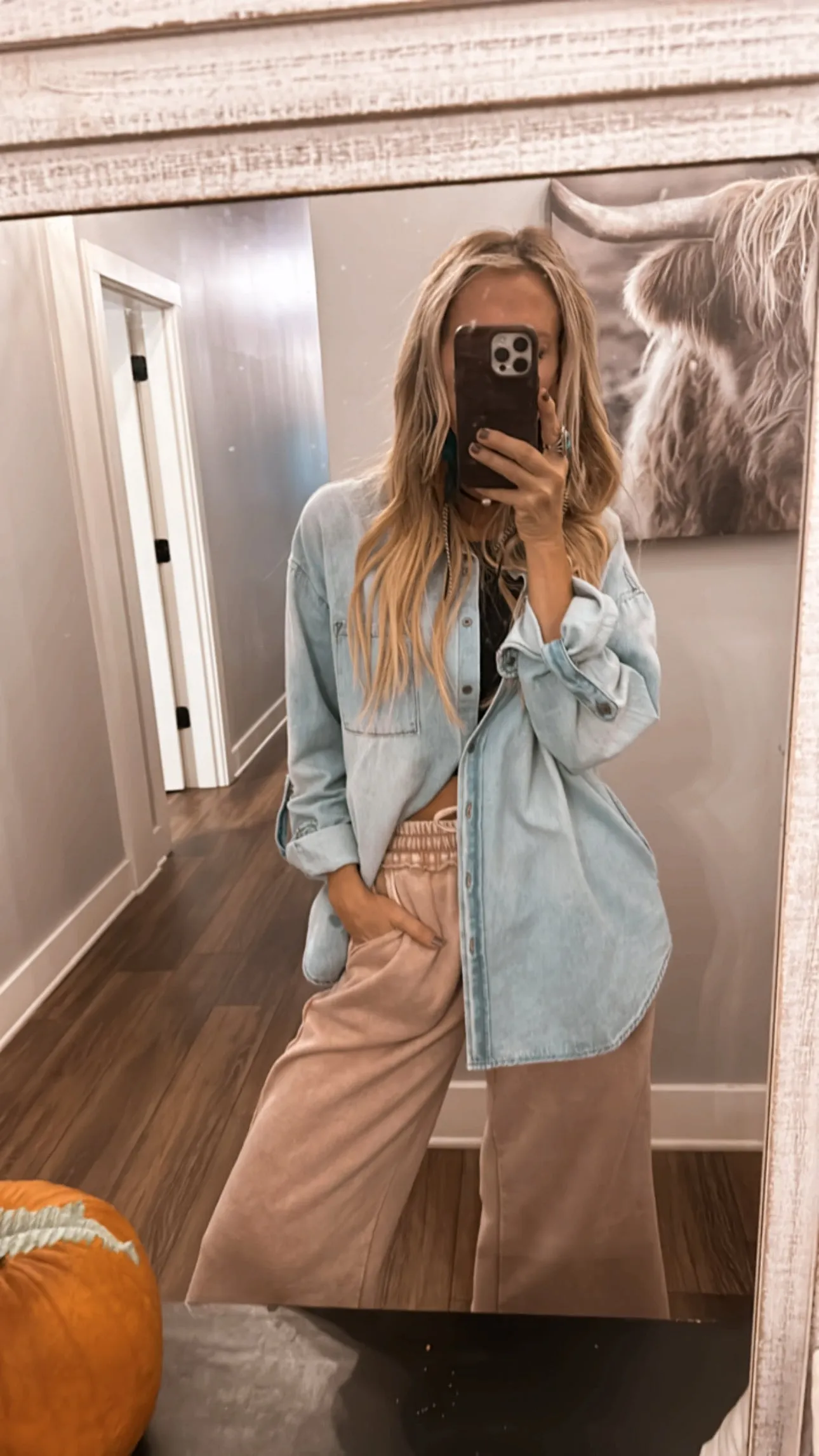 Risen Denim Shirt