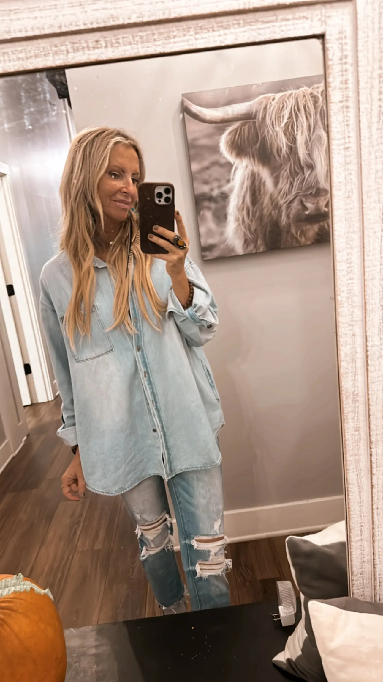 Risen Denim Shirt