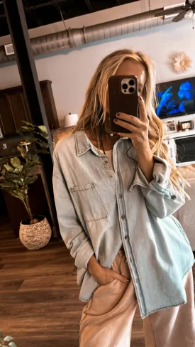Risen Denim Shirt
