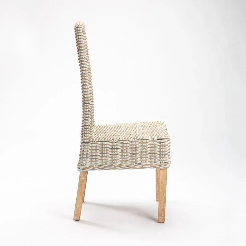 RITA WHITEWASH DINING CHAIR