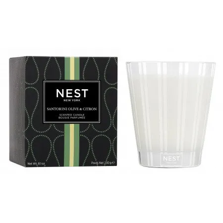 Santorini Olive Nest Fragrances Candles Classic Size Assorted Scents