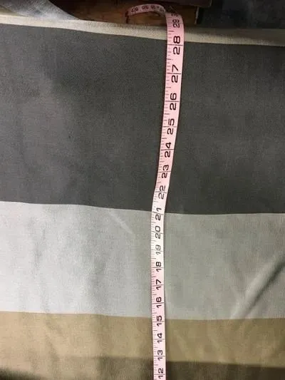 Silk & Poly Wide Strip - Gray / Green / Dark Gray