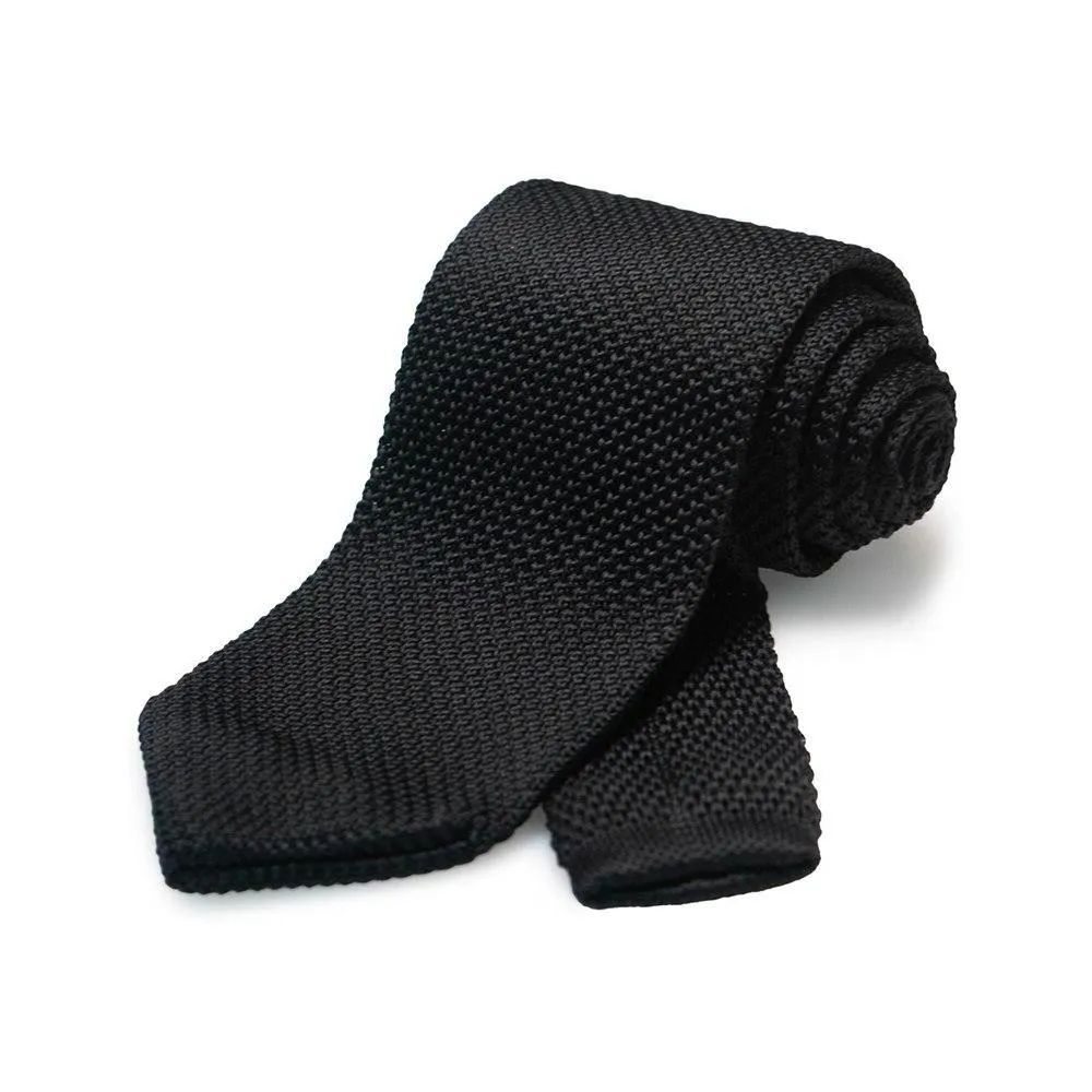 Solid Knitted Tie