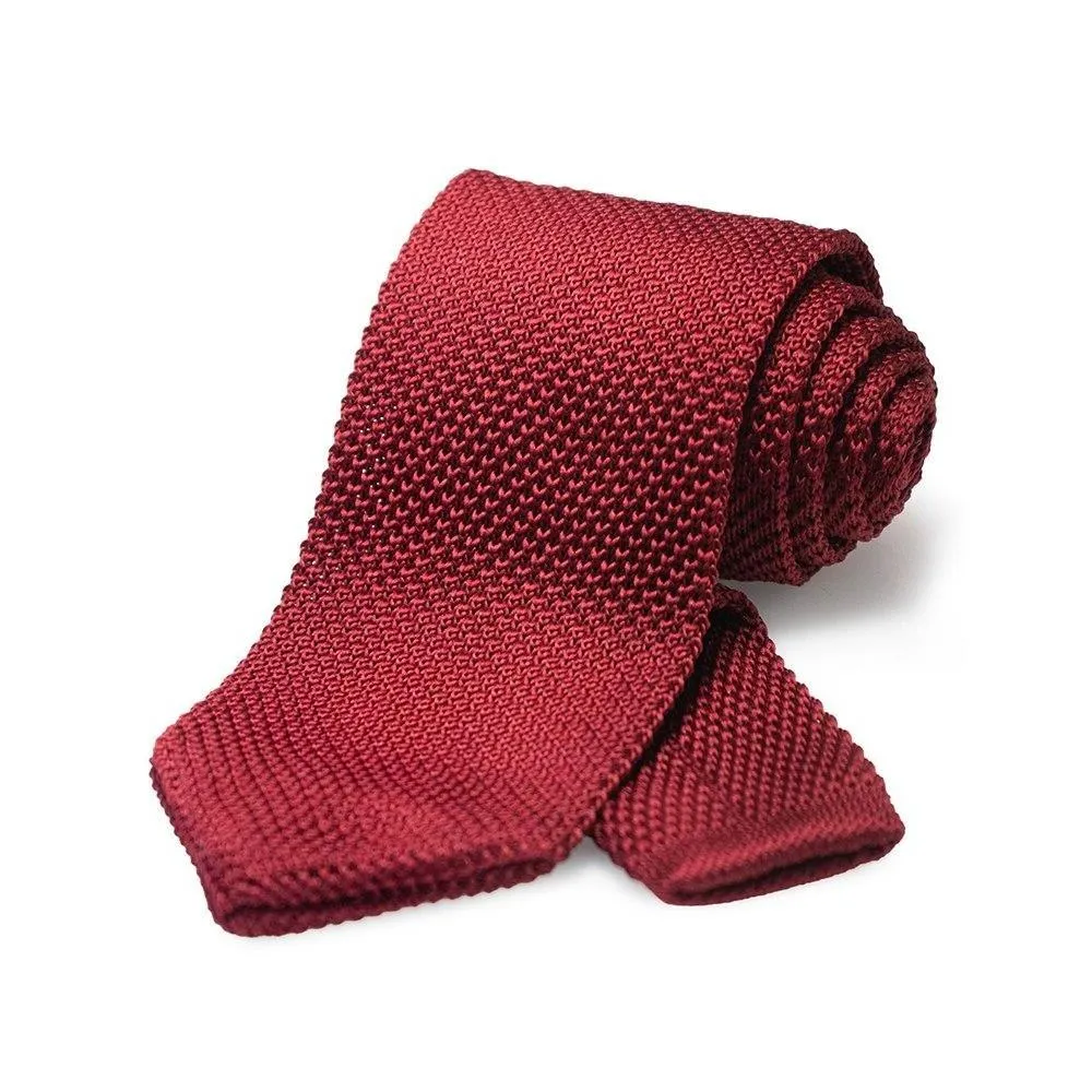 Solid Knitted Tie