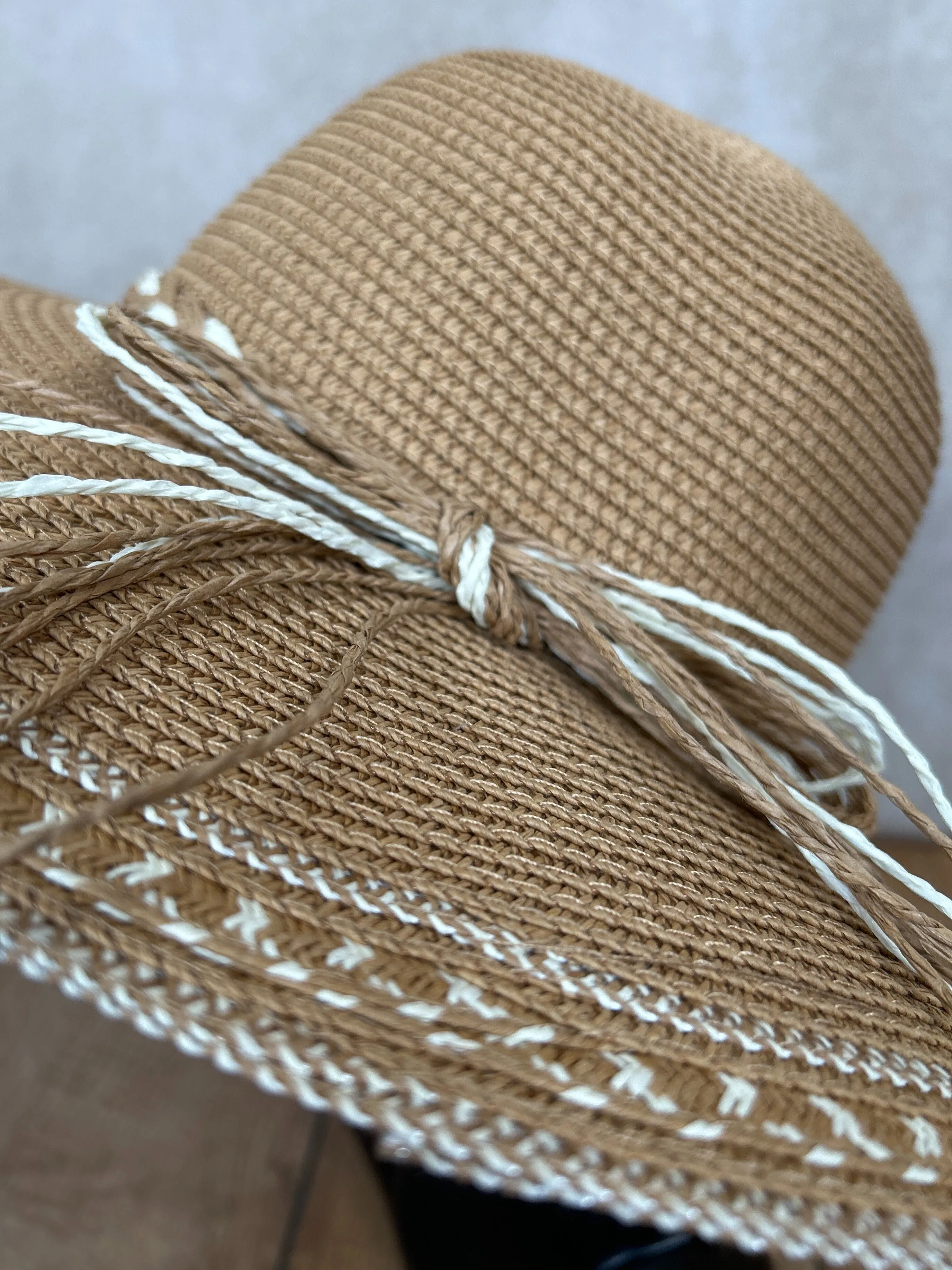 Straw Bow Summer Hat