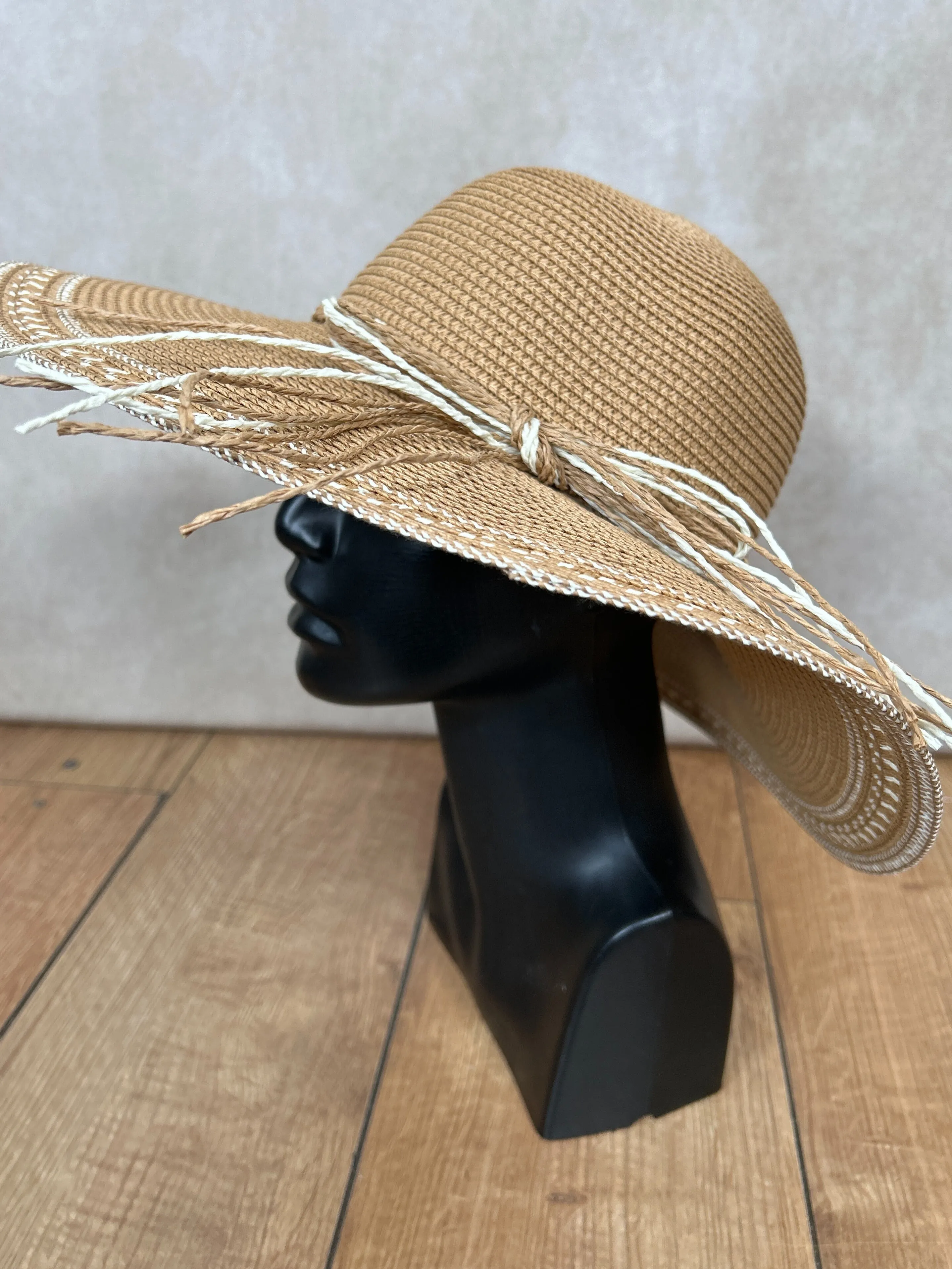 Straw Bow Summer Hat
