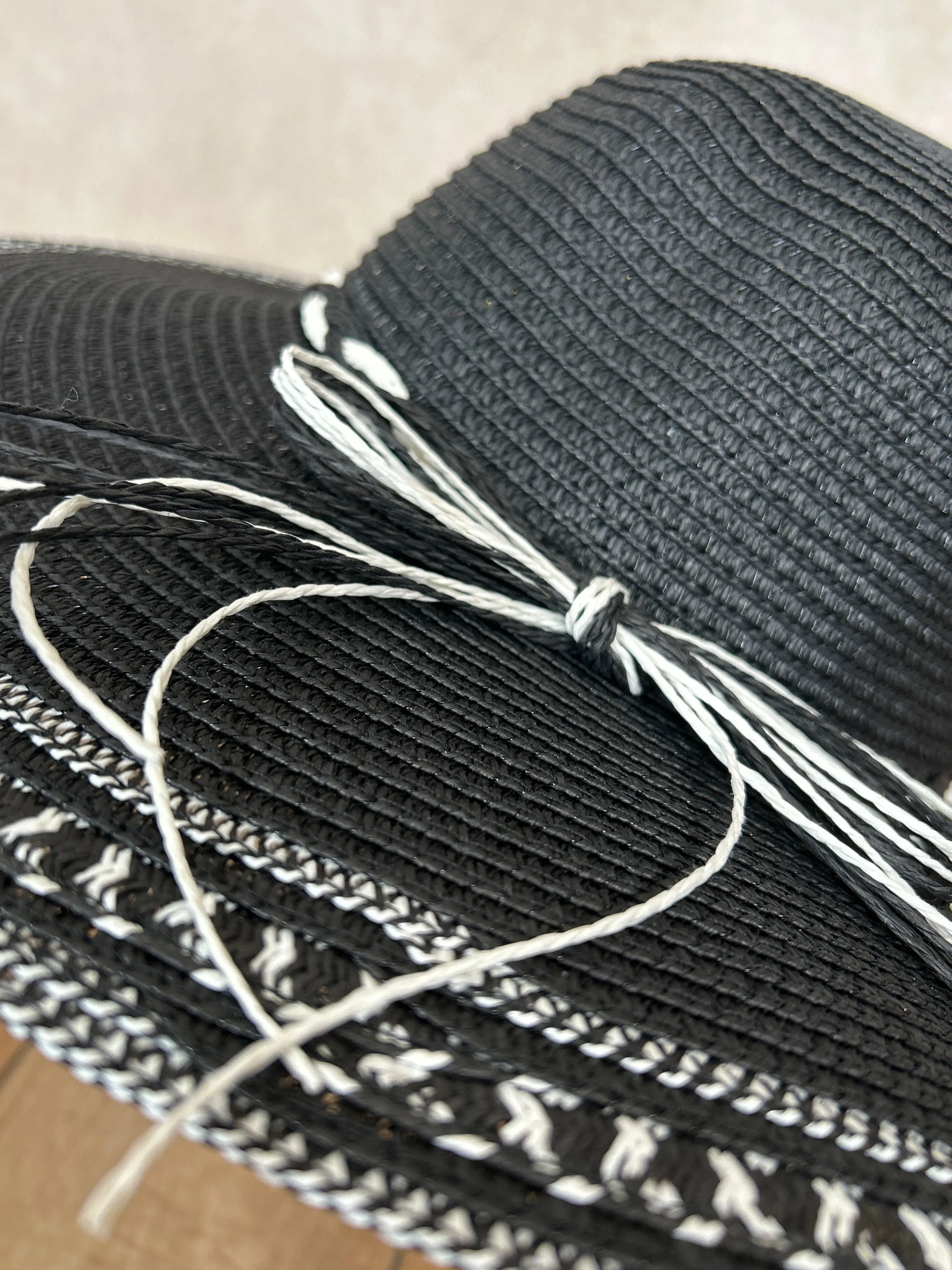 Straw Bow Summer Hat