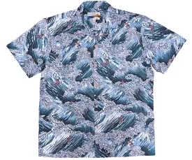 Surfer Gray Hawaiian Shirt