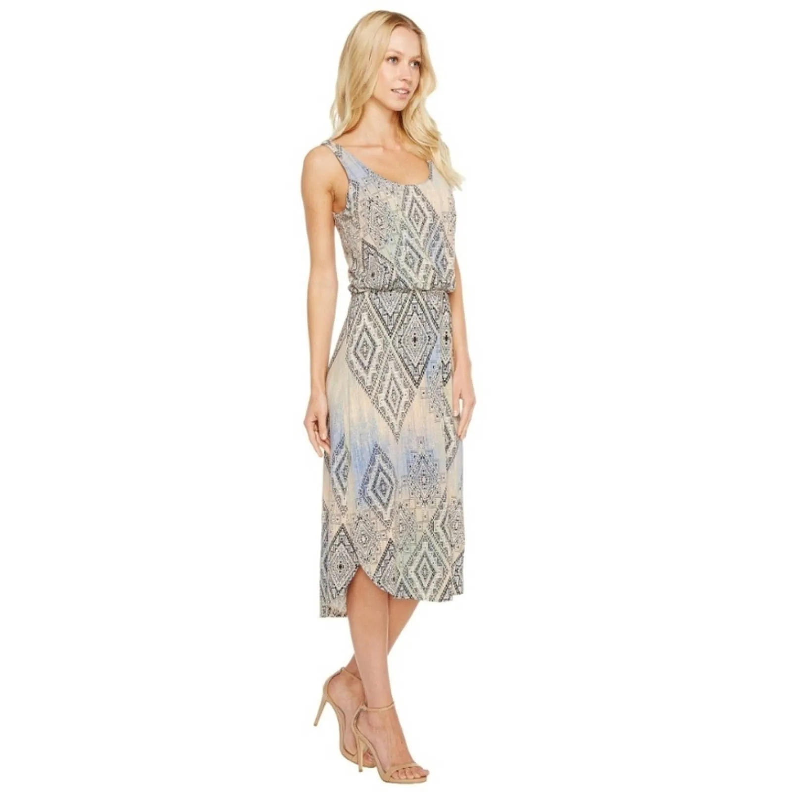 Tart Nordstrom Soraya Midi Dress Aztec Diamonds OX