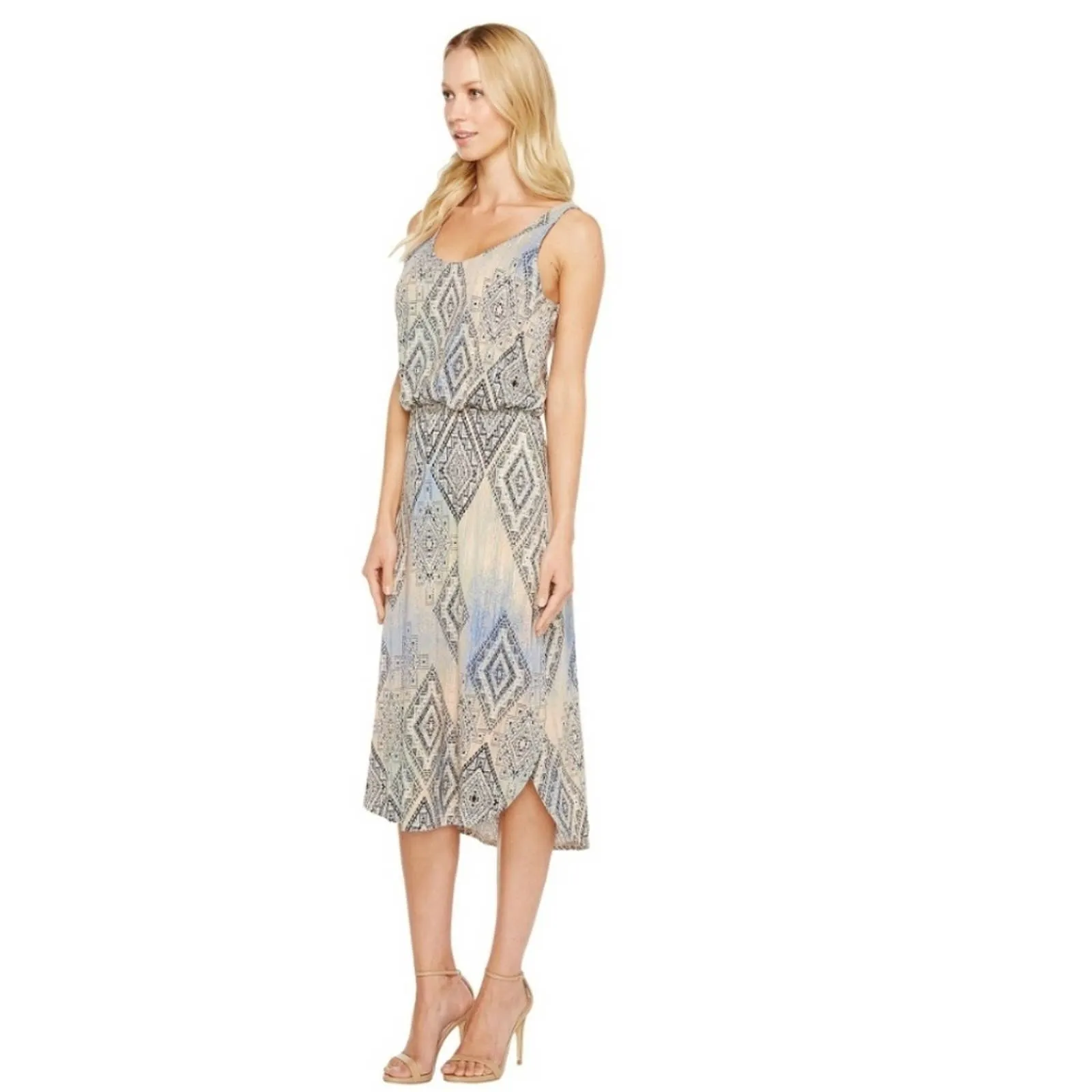 Tart Nordstrom Soraya Midi Dress Aztec Diamonds OX