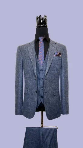 Vercini Royal Twilight Three-Piece Suit