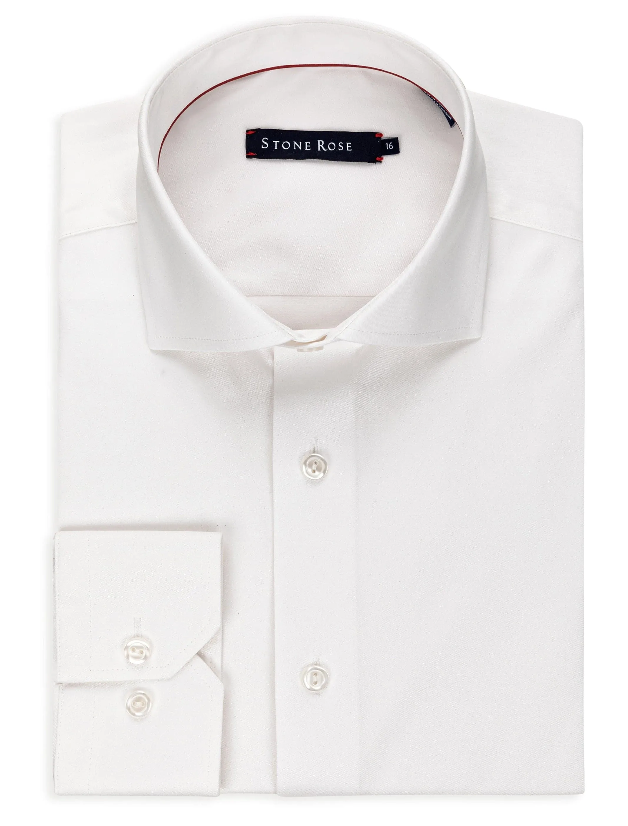 White Dry Touch Long Sleeve Shirt